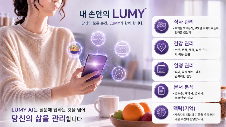 LUMY와 함께하는 일상 라이프스타일